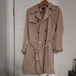 Lands' End Women's Waterproof Modern Trench Raincoat